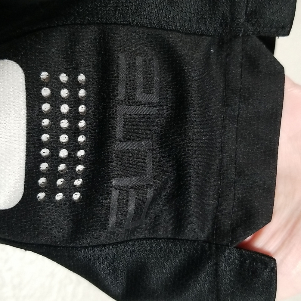Nike Dri-Fit Boy's Basketball Shorts Black & White Size L with drawstring - Picture 4 of 16